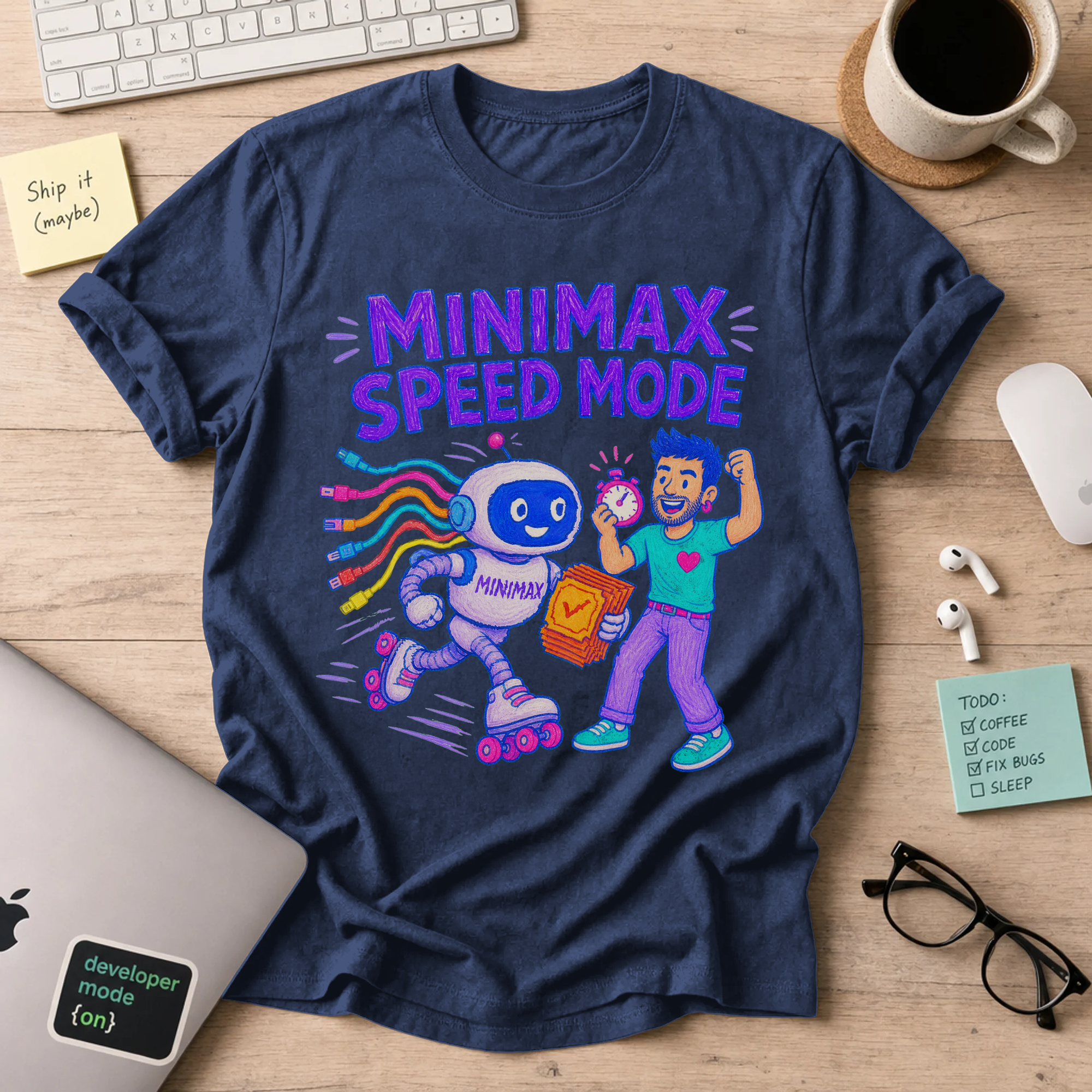 MiniMax Speed Mode Shirt — Navy