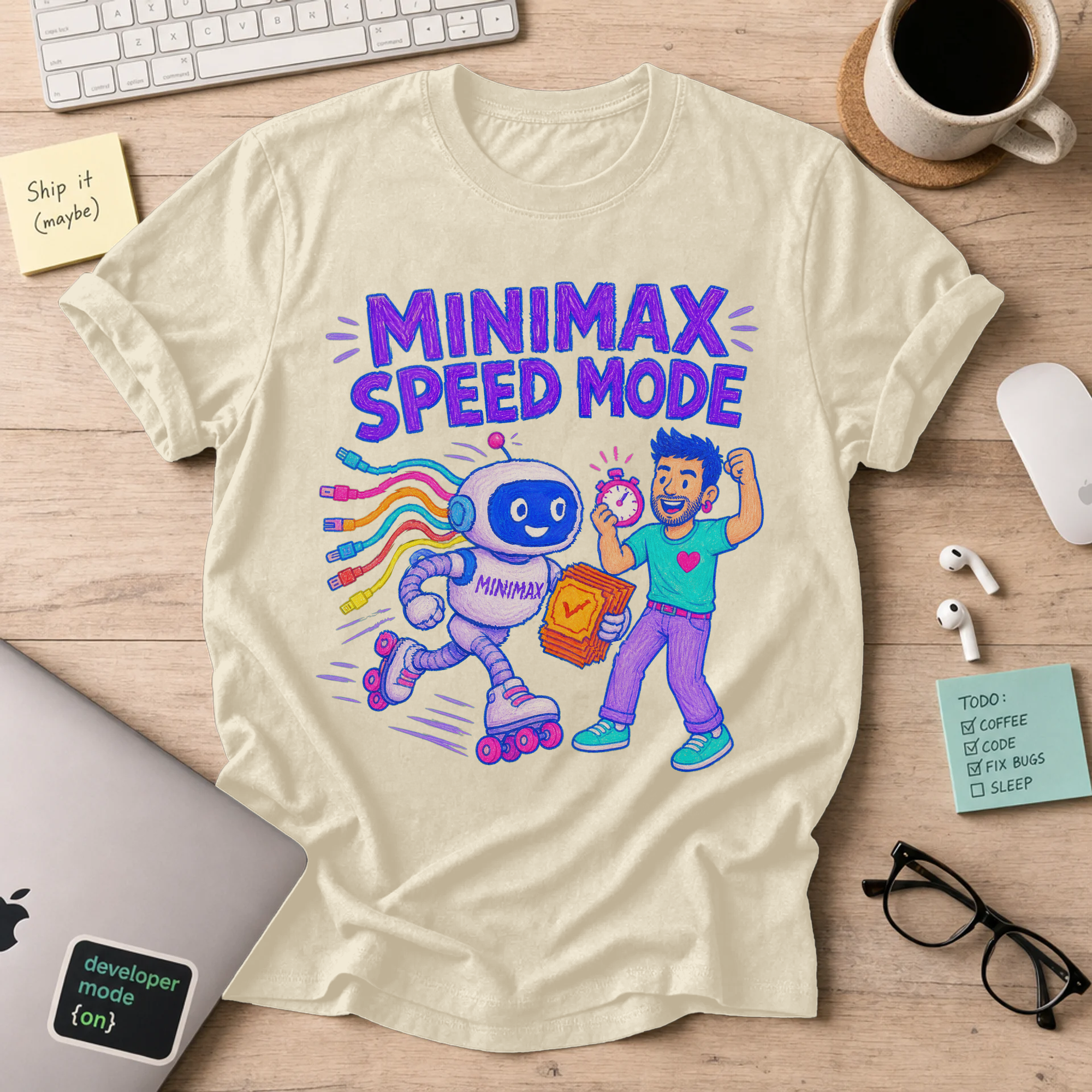 MiniMax Speed Mode Shirt — Natural