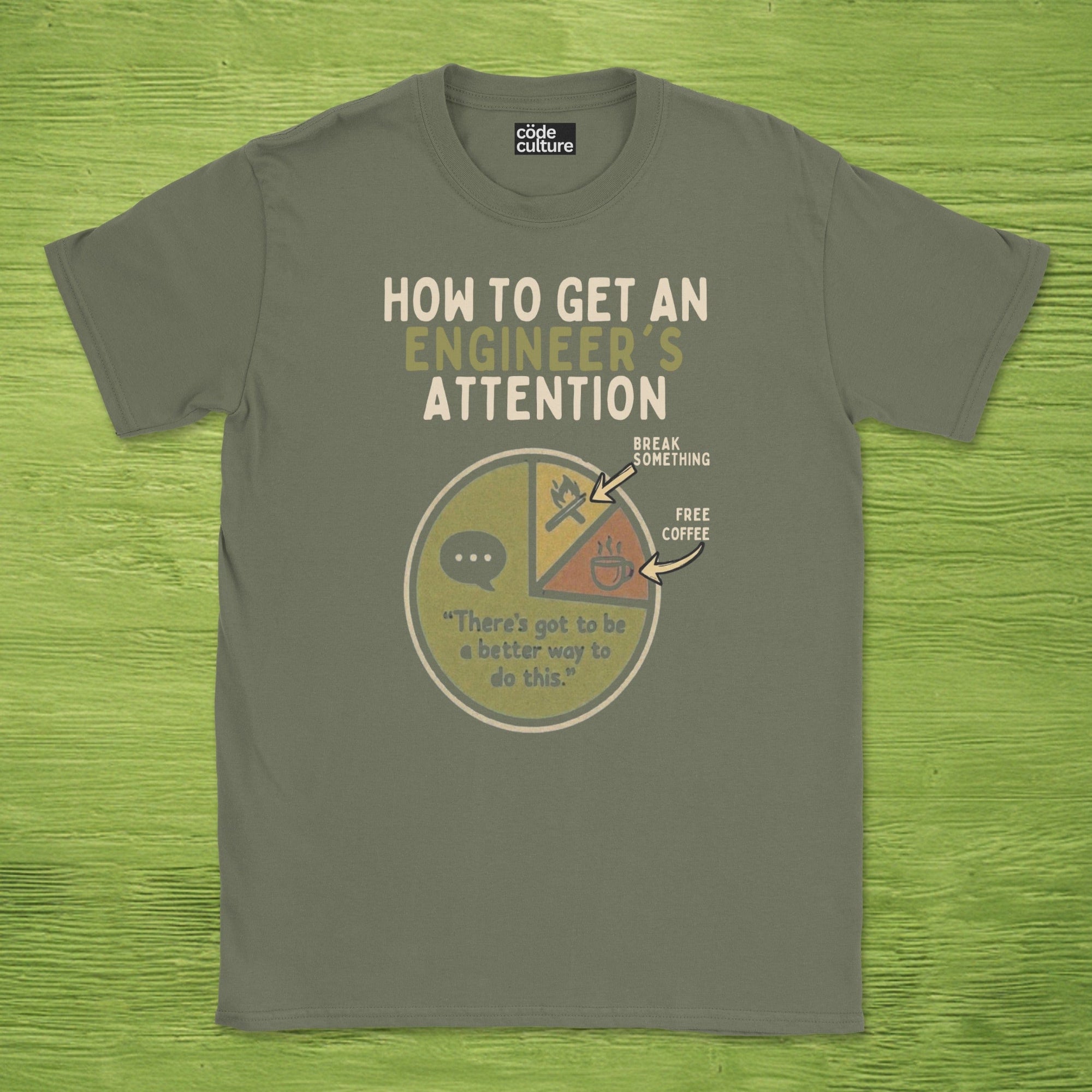 engineer's attention shirt