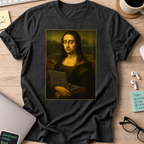 mona lisa dev shirt - Black