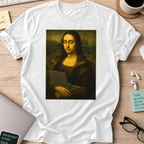 mona lisa dev shirt - White