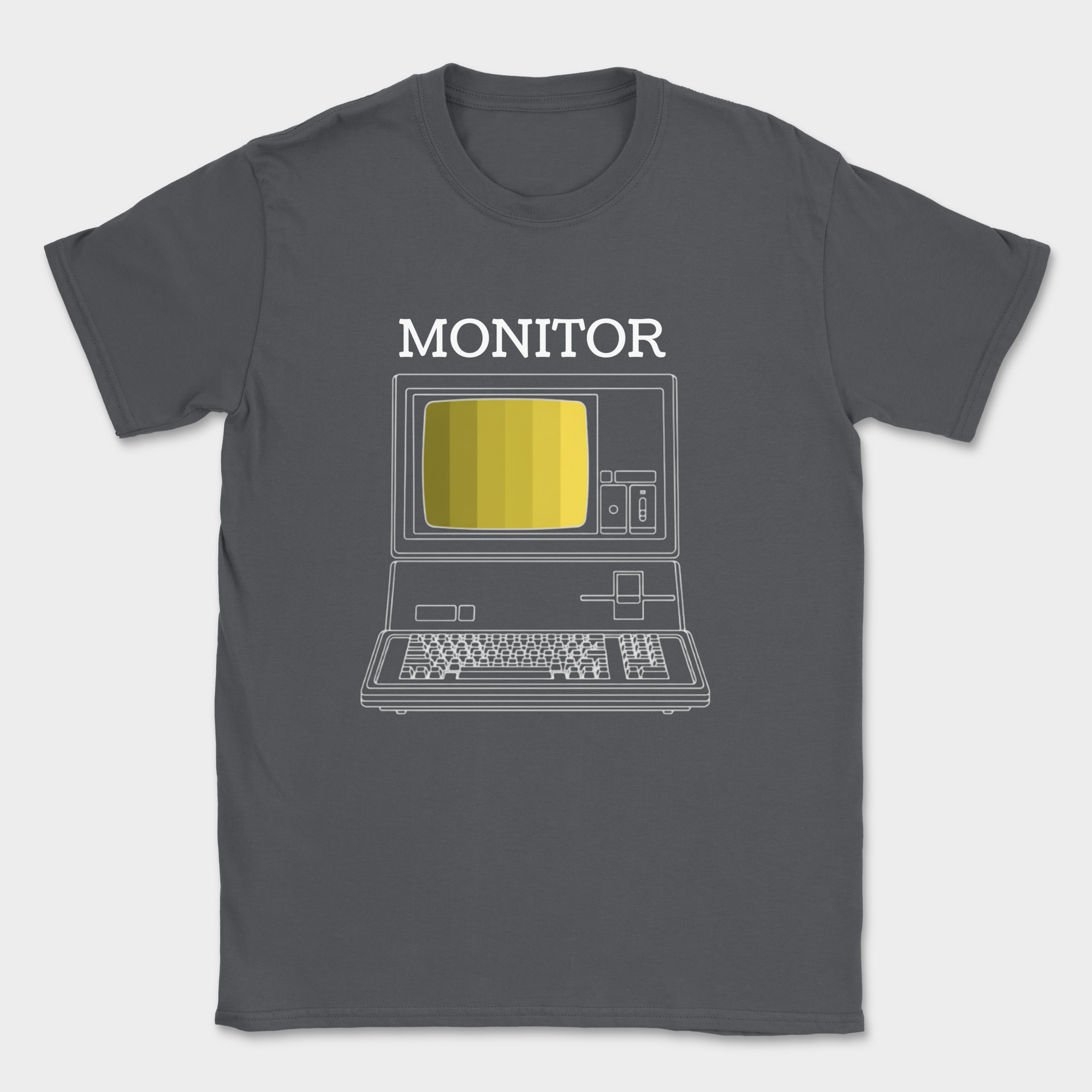 monitor shirt — Dark Heather Grey