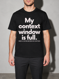 My Context Window Is Full — Black, model close view