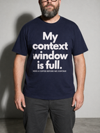 My Context Window Is Full — True Navy, model close view