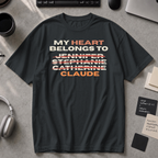 My Heart Belongs To Claude Premium Shirt - Black