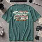 My Heart Belongs To Claude Premium Shirt - Blue Spruce