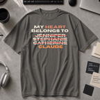 My Heart Belongs To Claude Premium Shirt - Pepper