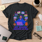 My Senior Engineers Are Tabs Shirt — Black