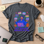 My Senior Engineers Are Tabs Shirt — Dark Heather