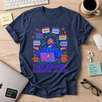 My Senior Engineers Are Tabs Shirt — Navy