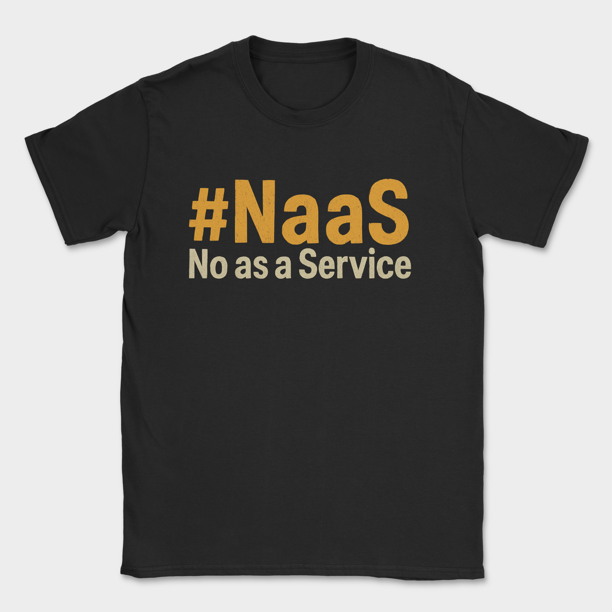 NaaS No As A Service shirt — Black