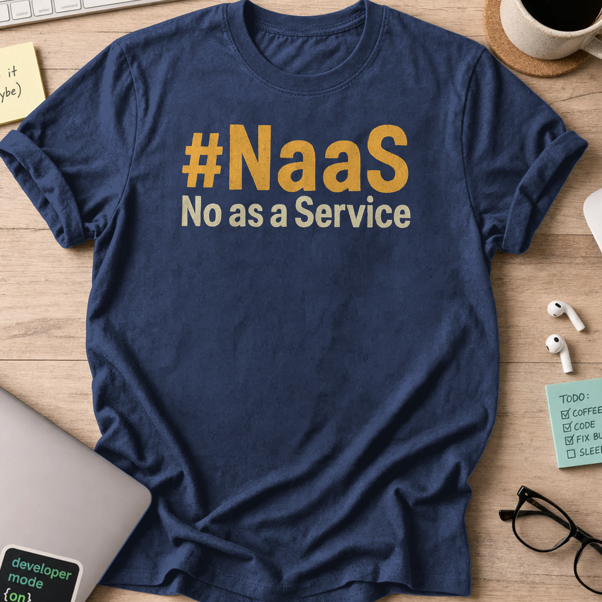 NaaS No As A Service shirt - Navy