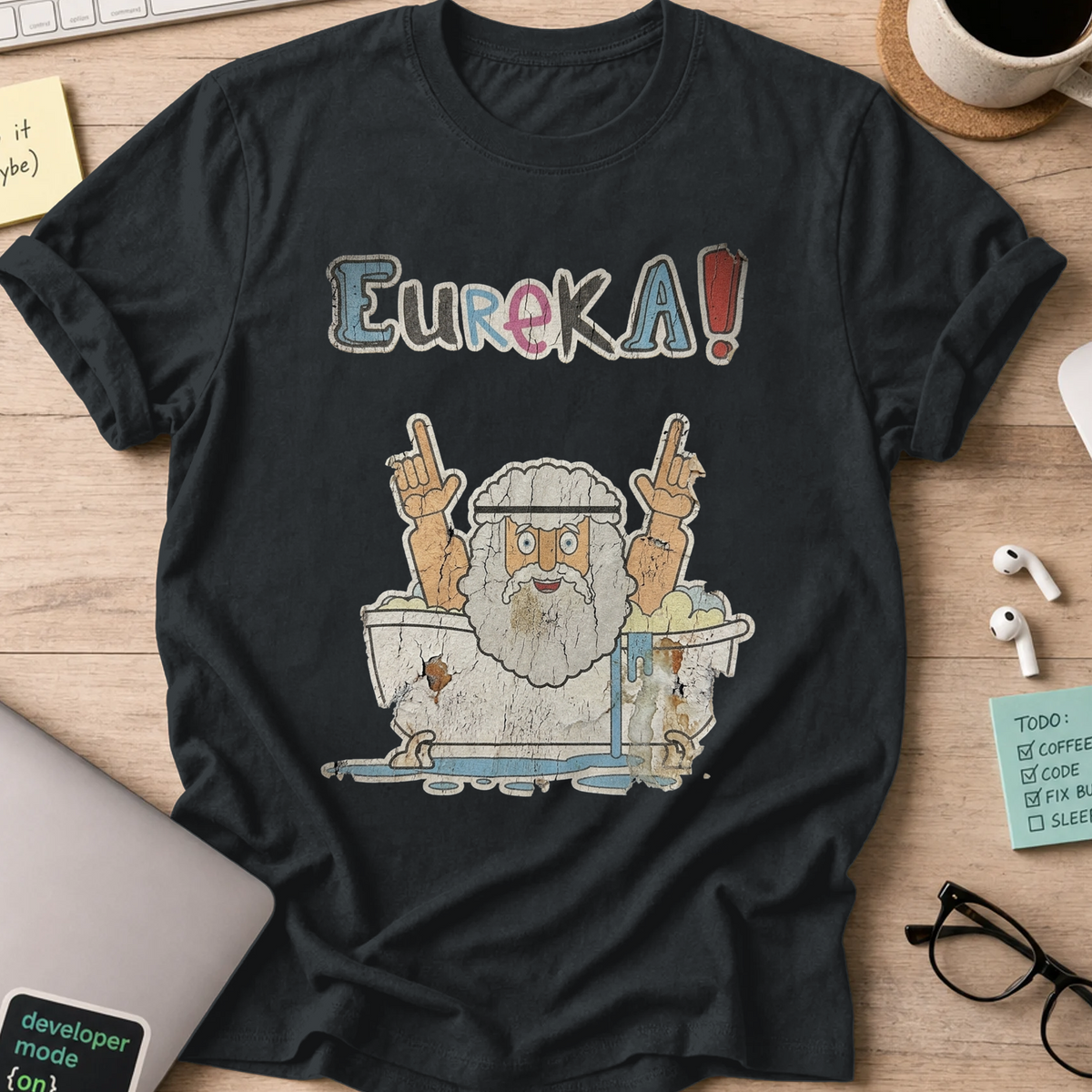 Eureka Shirt - Black mockup