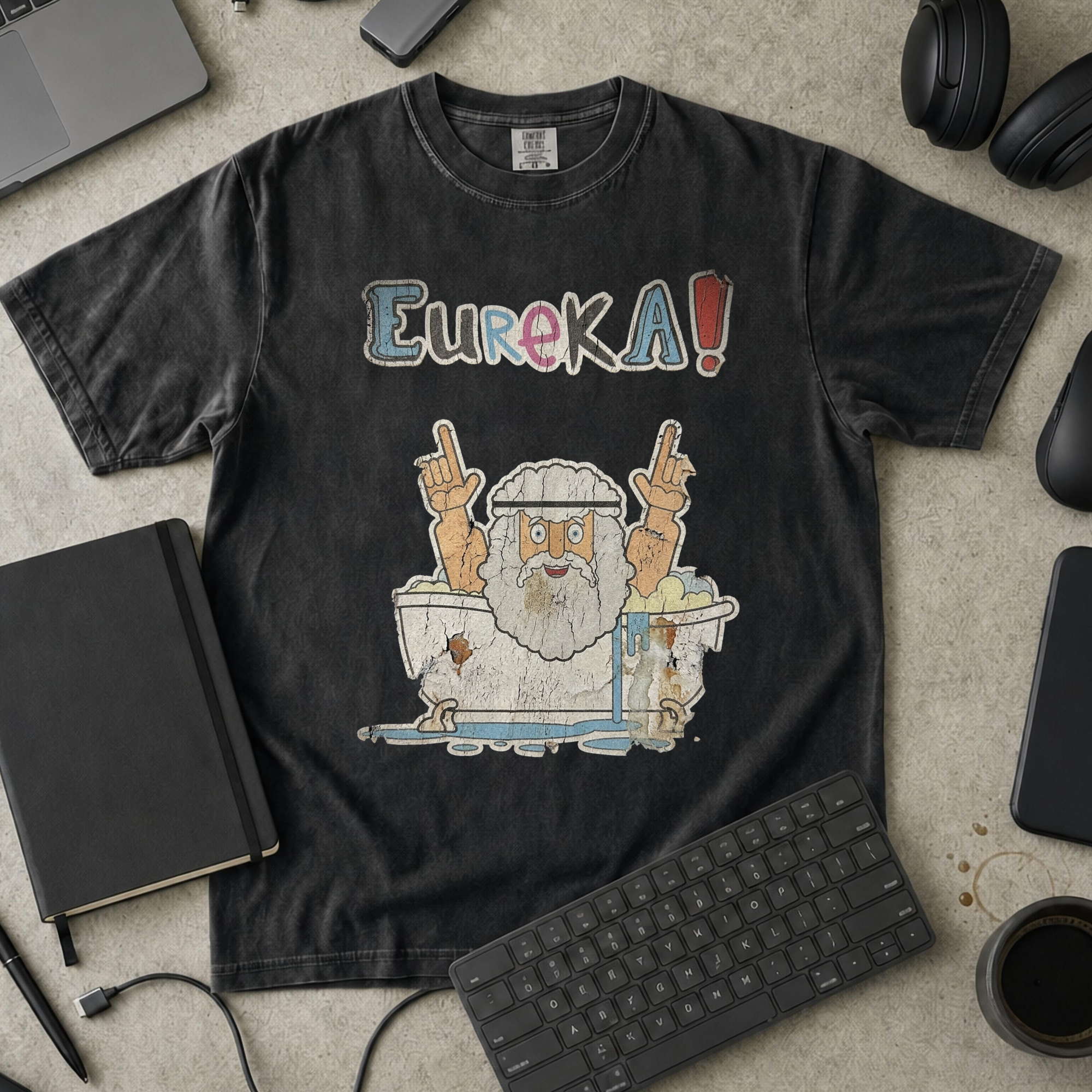 Eureka Premium Shirt - Black mockup