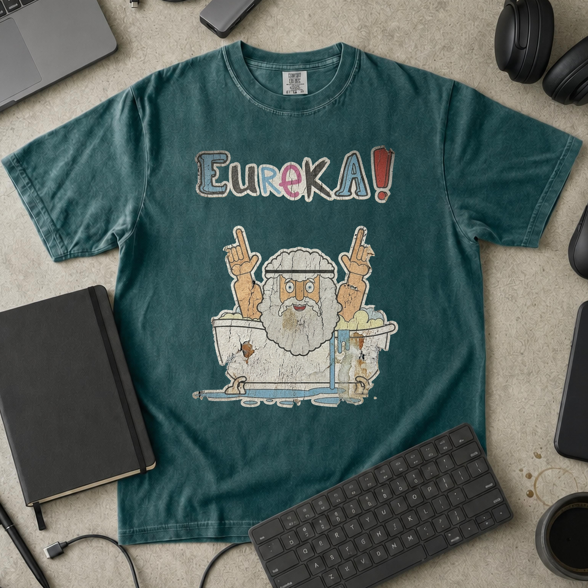 Eureka Premium Shirt - Blue Spruce mockup