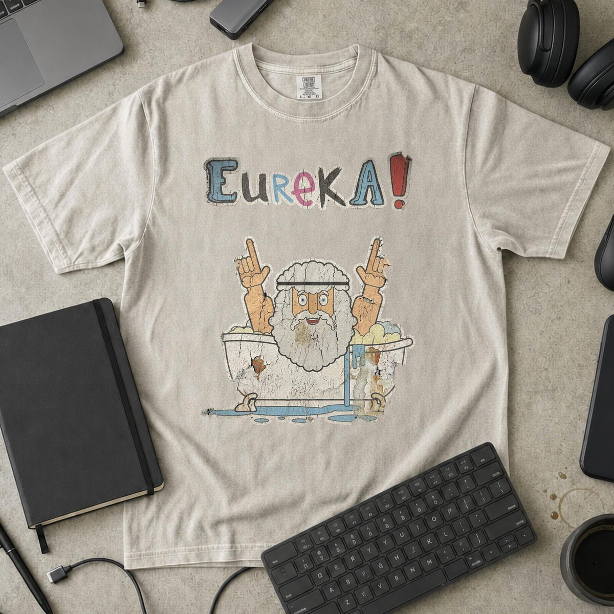 Eureka Premium Shirt - Ivory mockup
