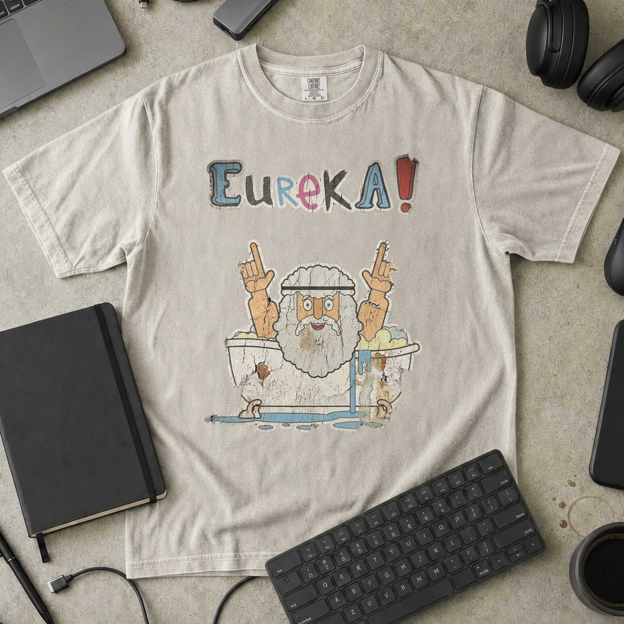 Eureka Premium Shirt - Ivory mockup
