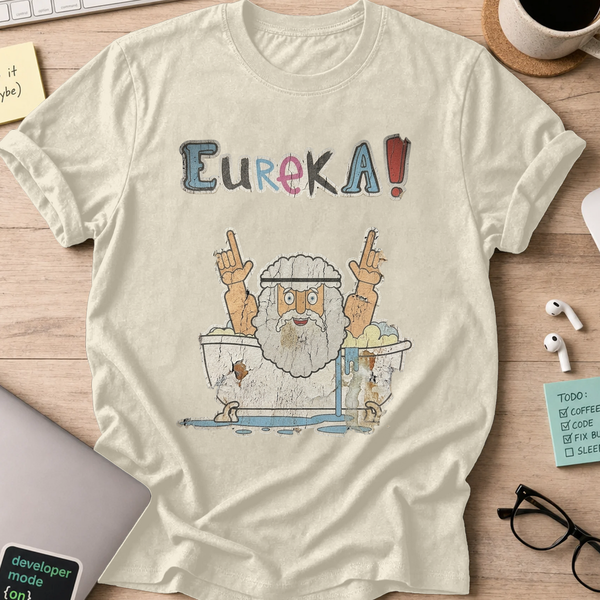 Eureka Shirt - Natural mockup