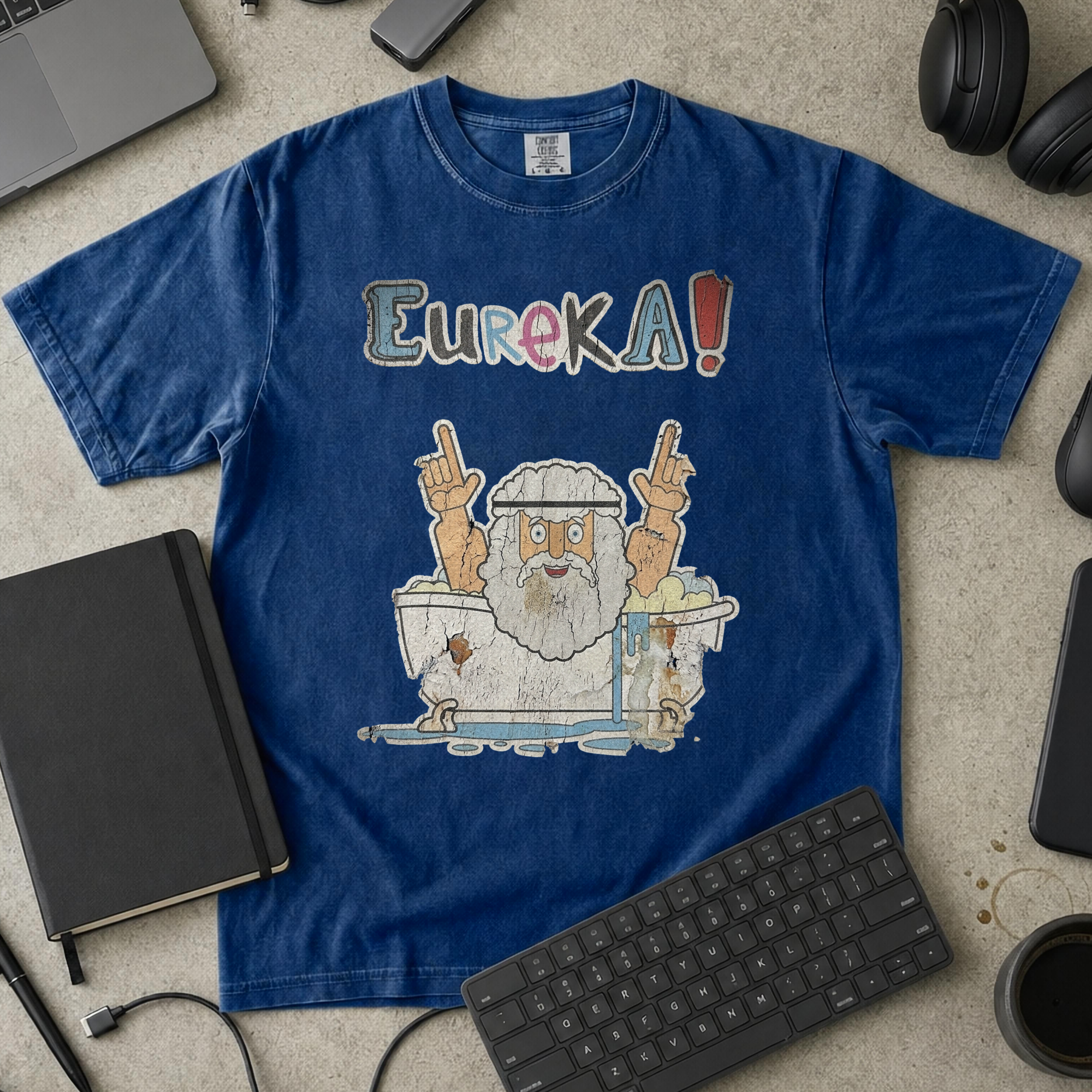 Eureka Premium Shirt - True Navy mockup