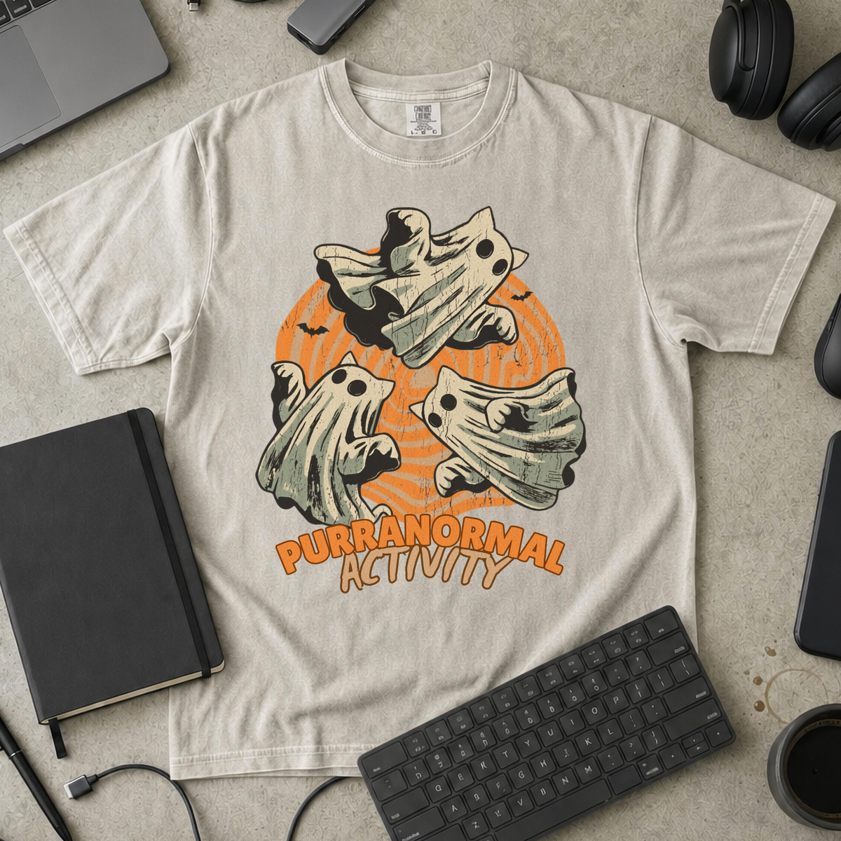 Purranormal Activity Premium Shirt - Ivory mockup