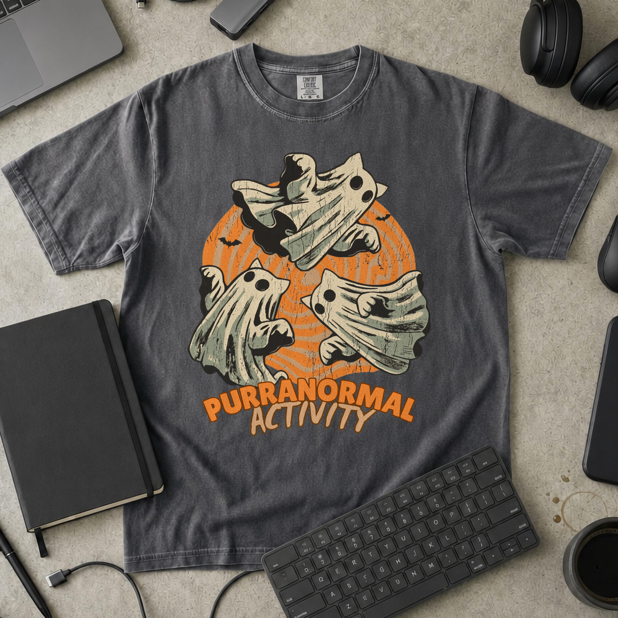 Purranormal Activity Premium Shirt - Pepper mockup