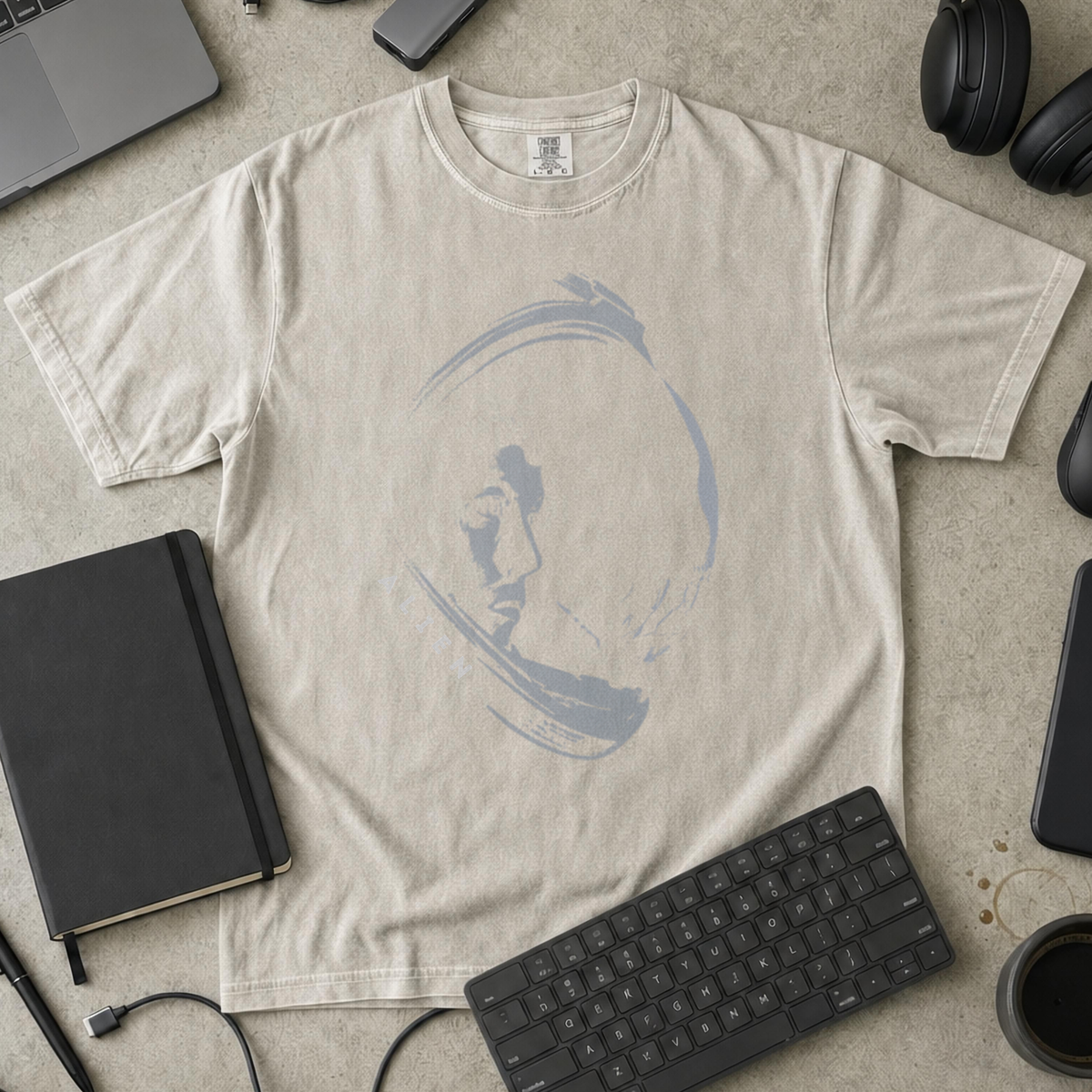 Alien Encounter Premium Shirt - Ivory mockup