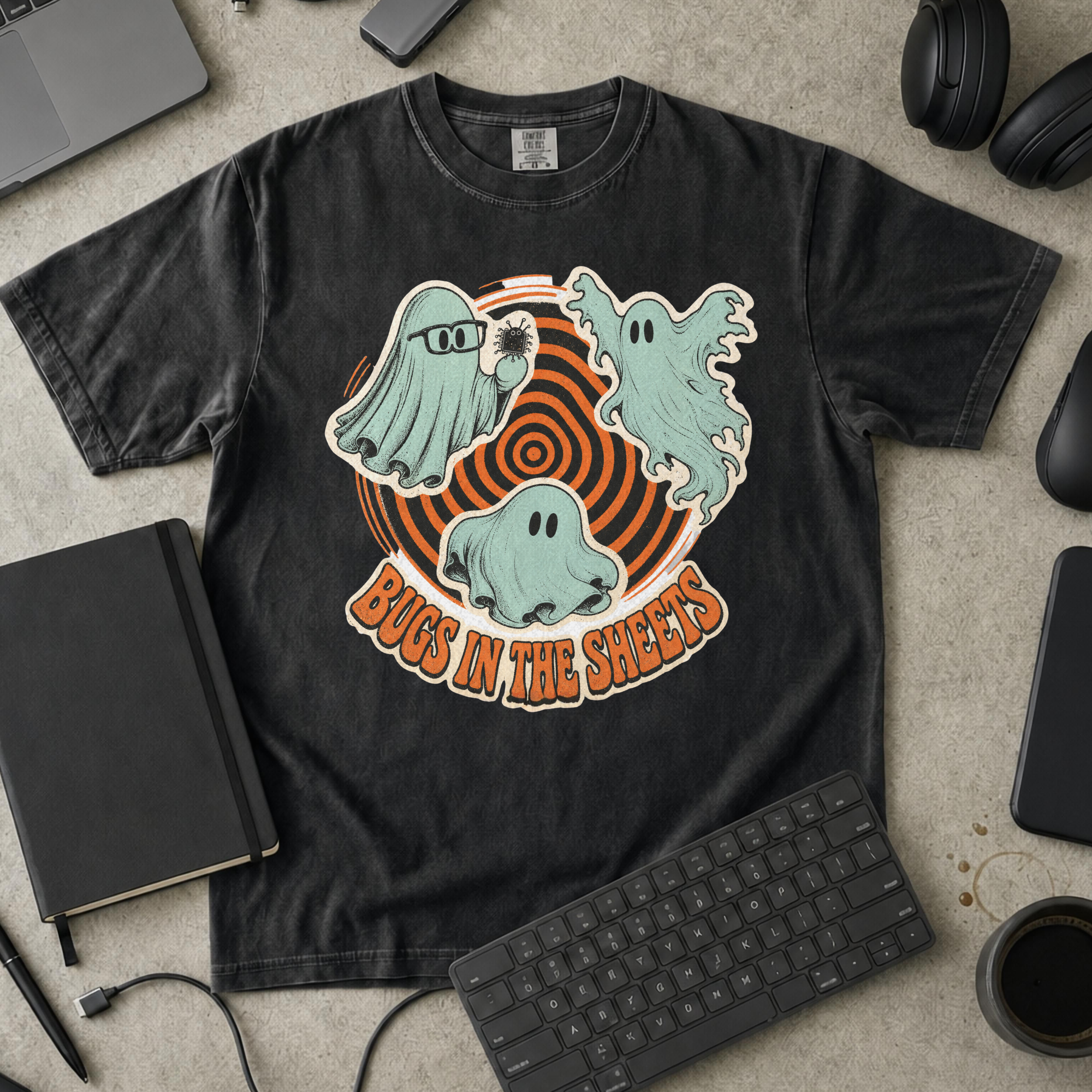 Bugs in the Sheets Premium Shirt - Black mockup