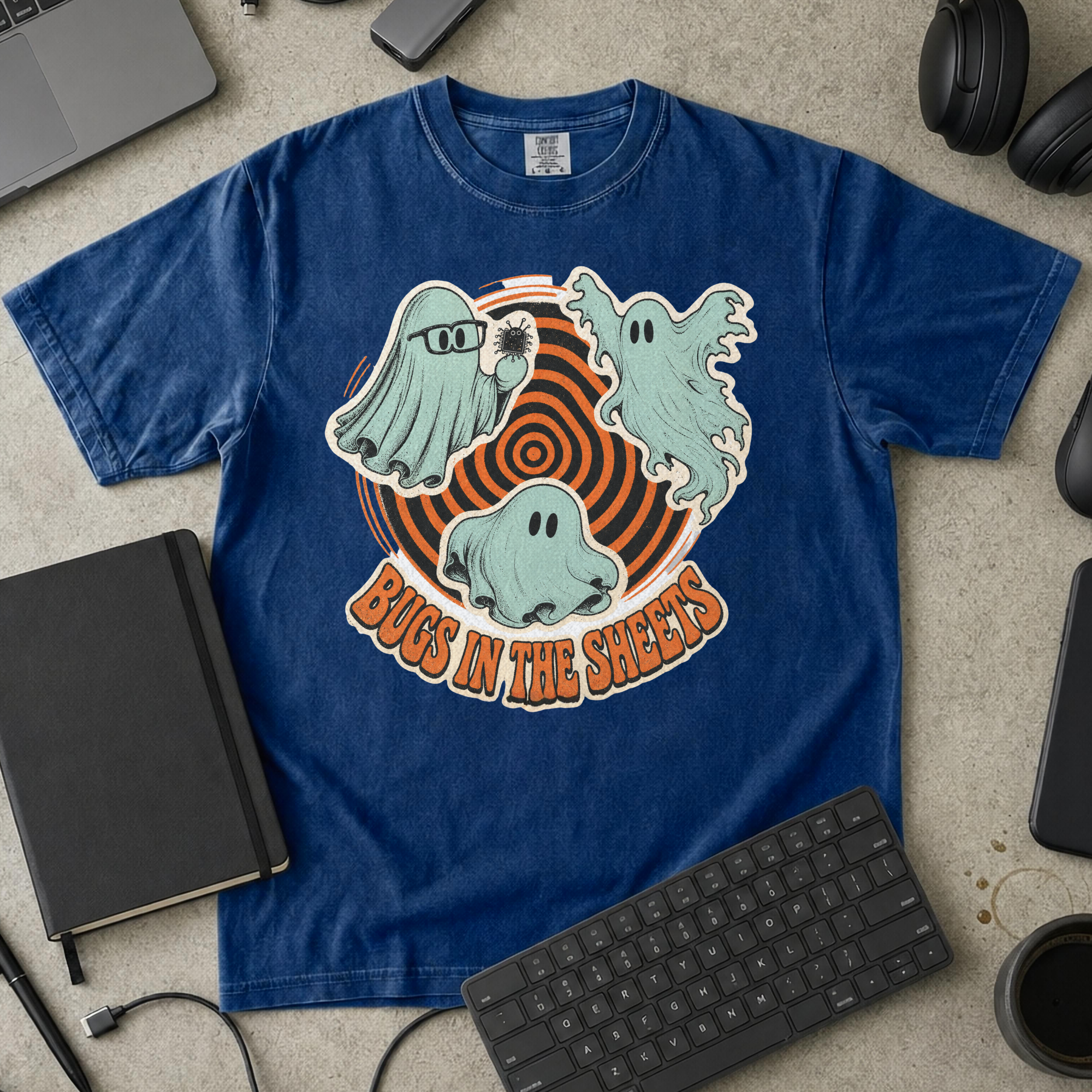 Bugs in the Sheets Premium Shirt - True Navy mockup