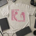 Eat Your Protein Premium Shirt - Ivory mockup