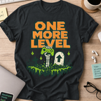 One More Level Shirt - Black mockup