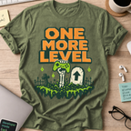 One More Level Shirt - Military Green mockup
