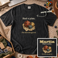 The Dice Disagreed Custom Shirt — personalized Black Comfort Colors 1717