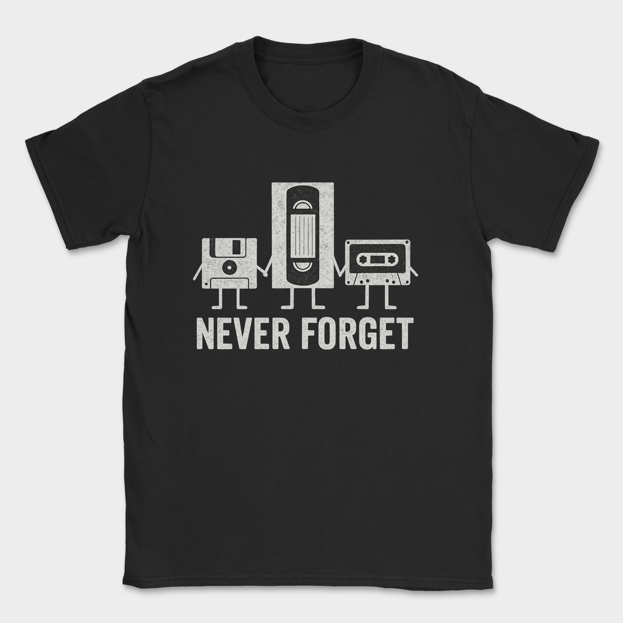 never forget shirt — Black