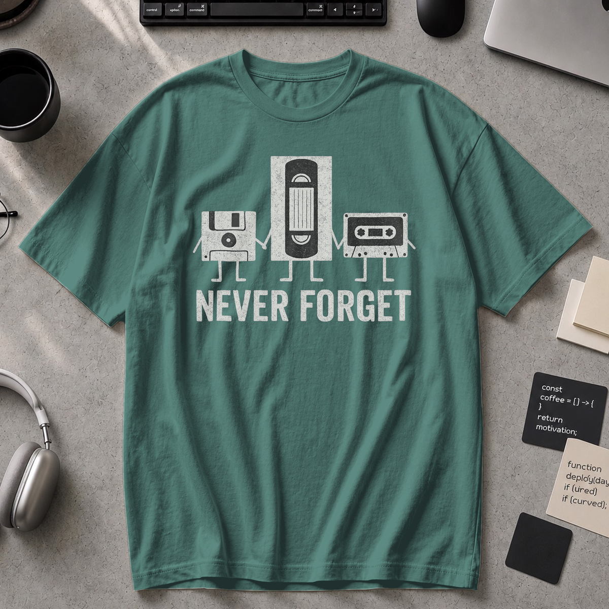 never forget Premium Shirt - Blue Spruce