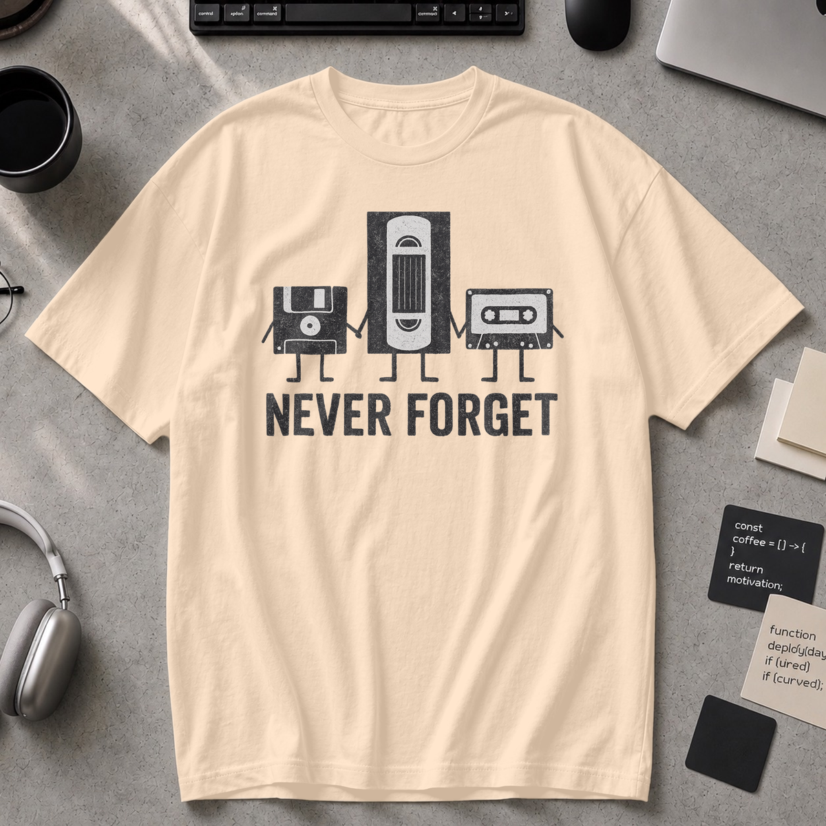 never forget Premium Shirt - Ivory