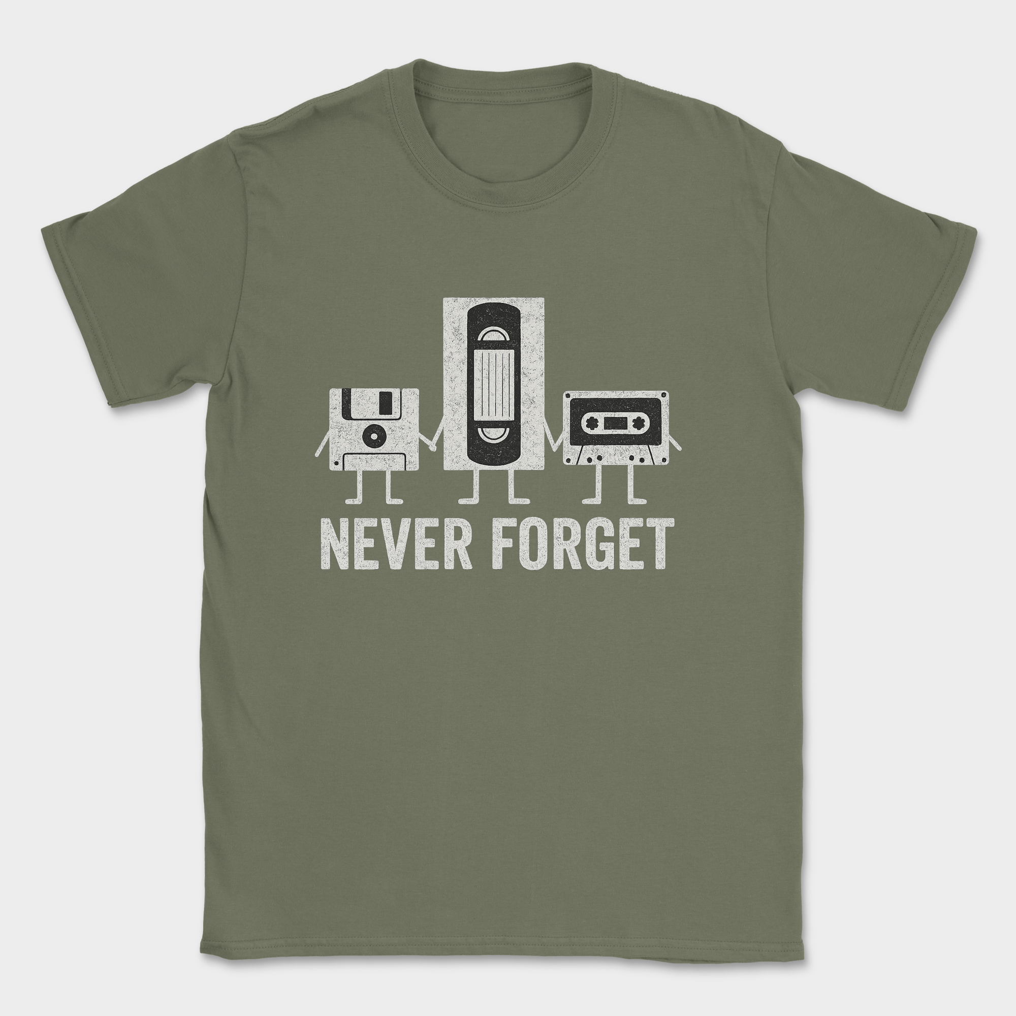 never forget shirt — Military Green