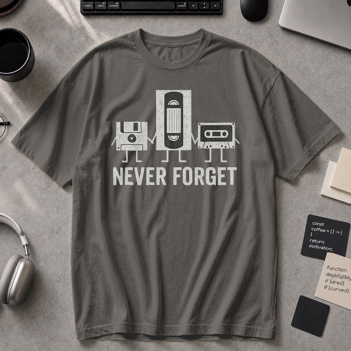 never forget Premium Shirt - Pepper