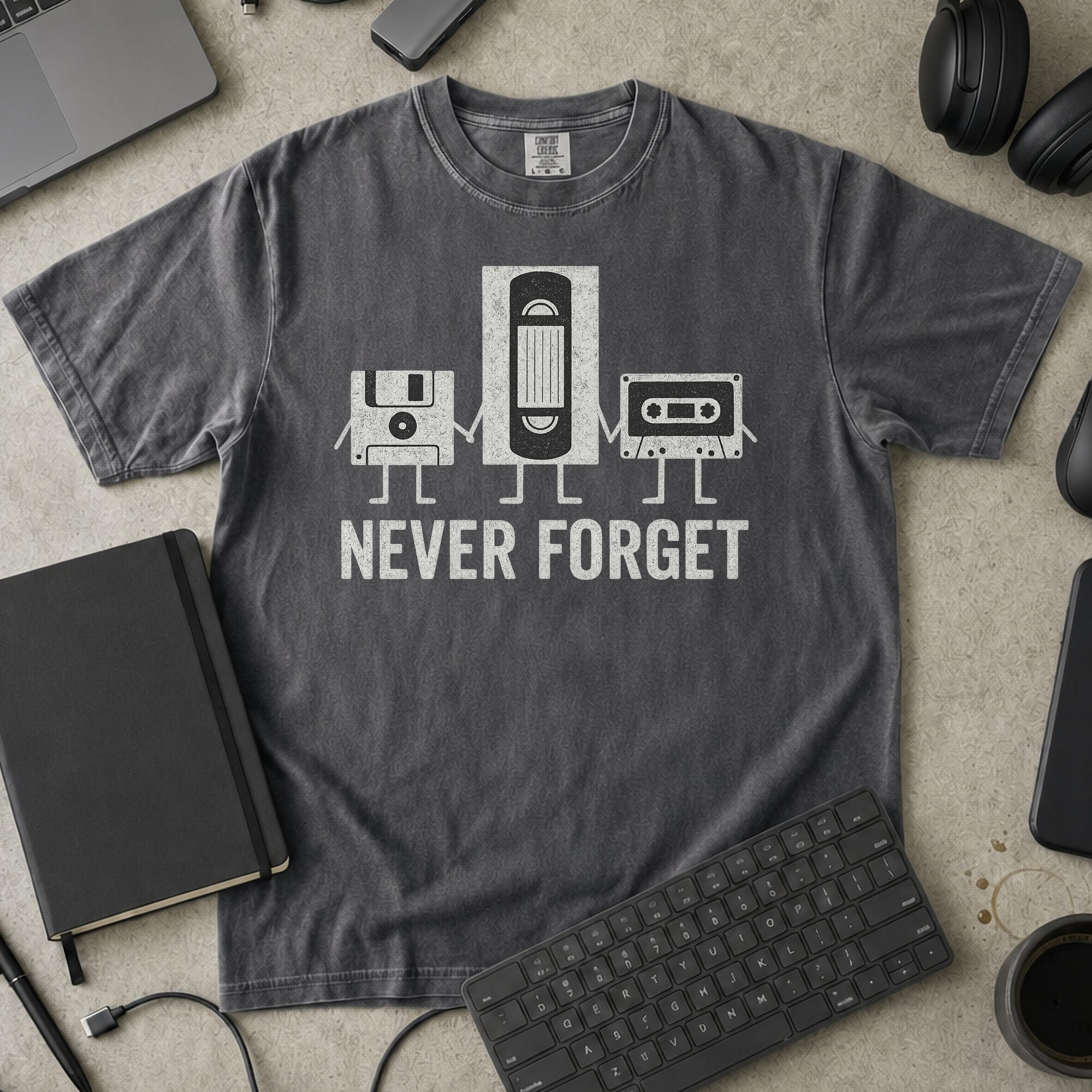 never forget Premium Shirt — pepper Premium Shirt mock-up