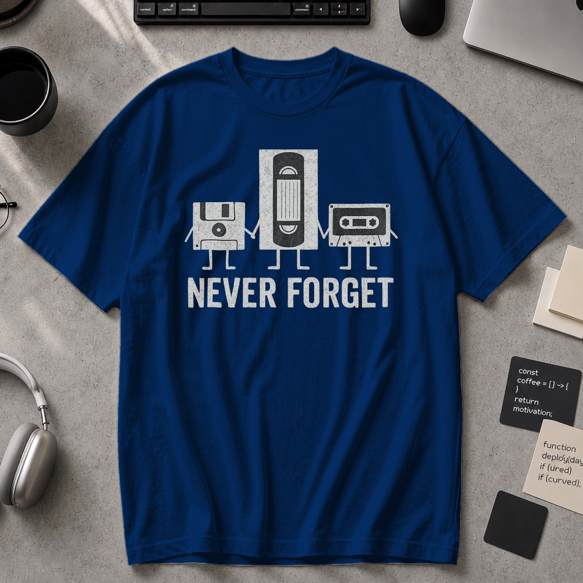 never forget Premium Shirt - True Navy