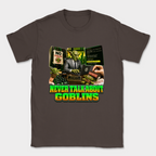 Never Talk About Goblins Shirt — Dark Chocolate