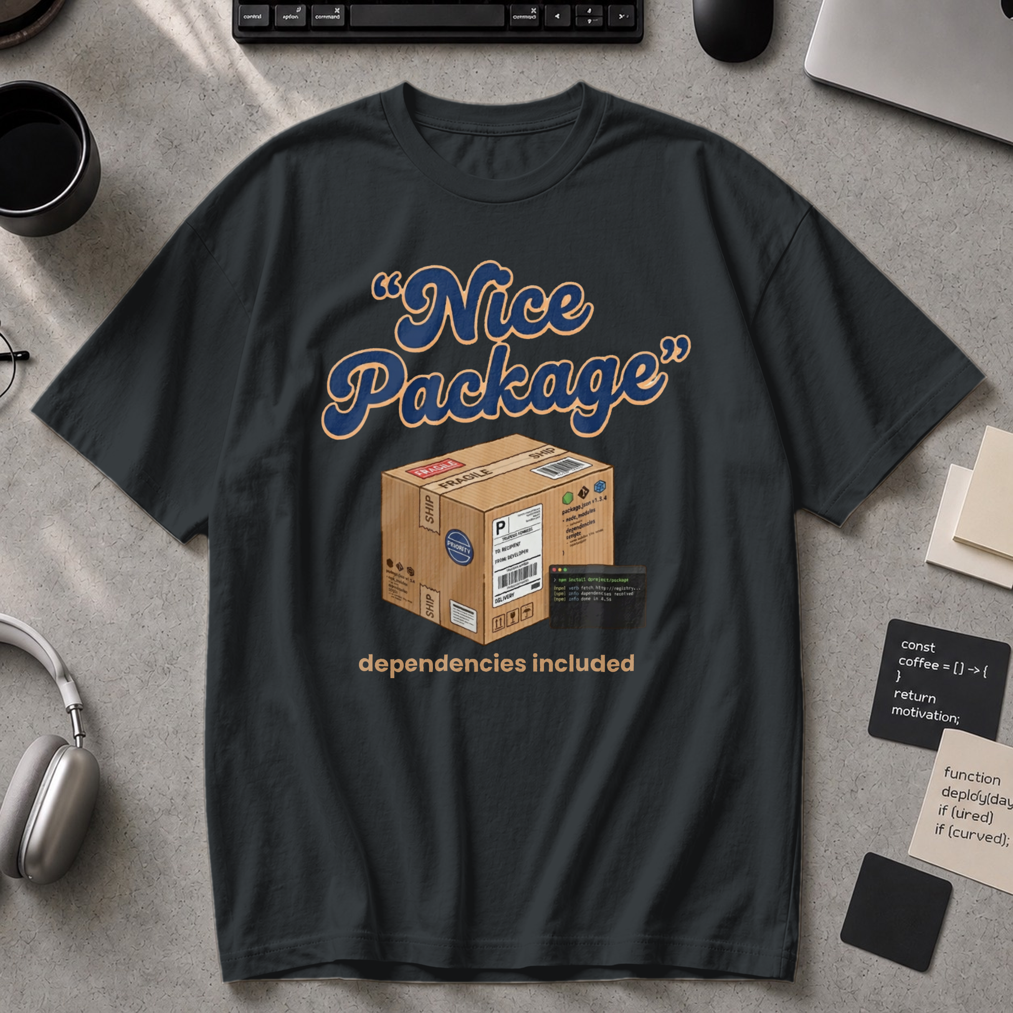 Nice Package Premium Shirt - Black