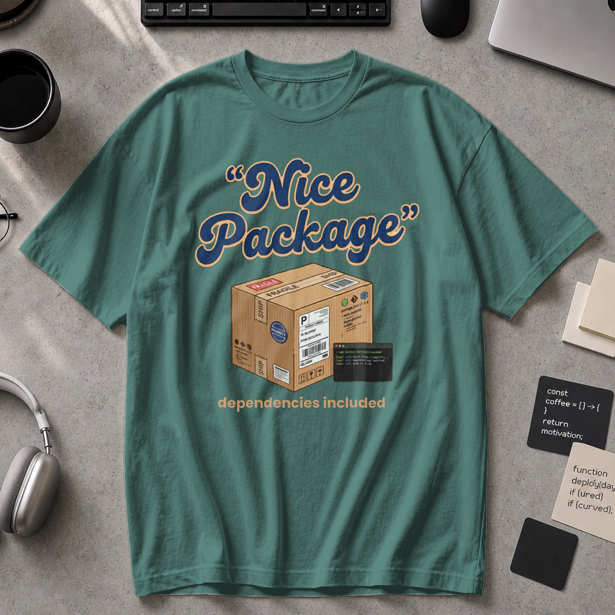 Nice Package Premium Shirt - Blue Spruce
