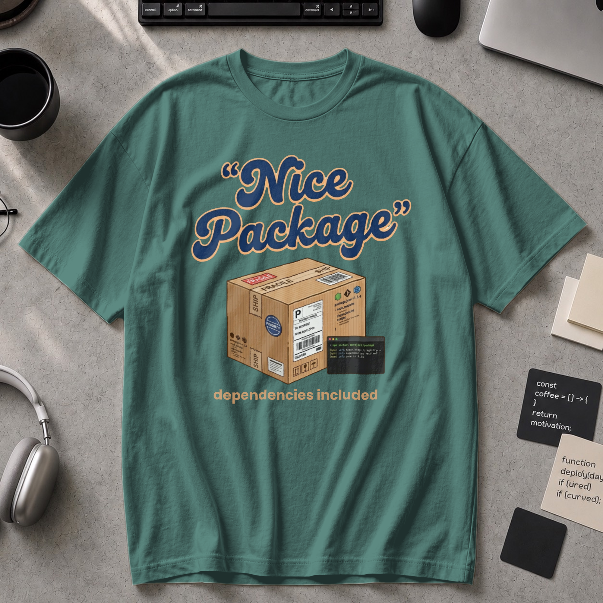 Nice Package Premium Shirt - Blue Spruce