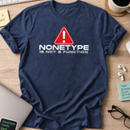nonetype is not a function shirt - Navy