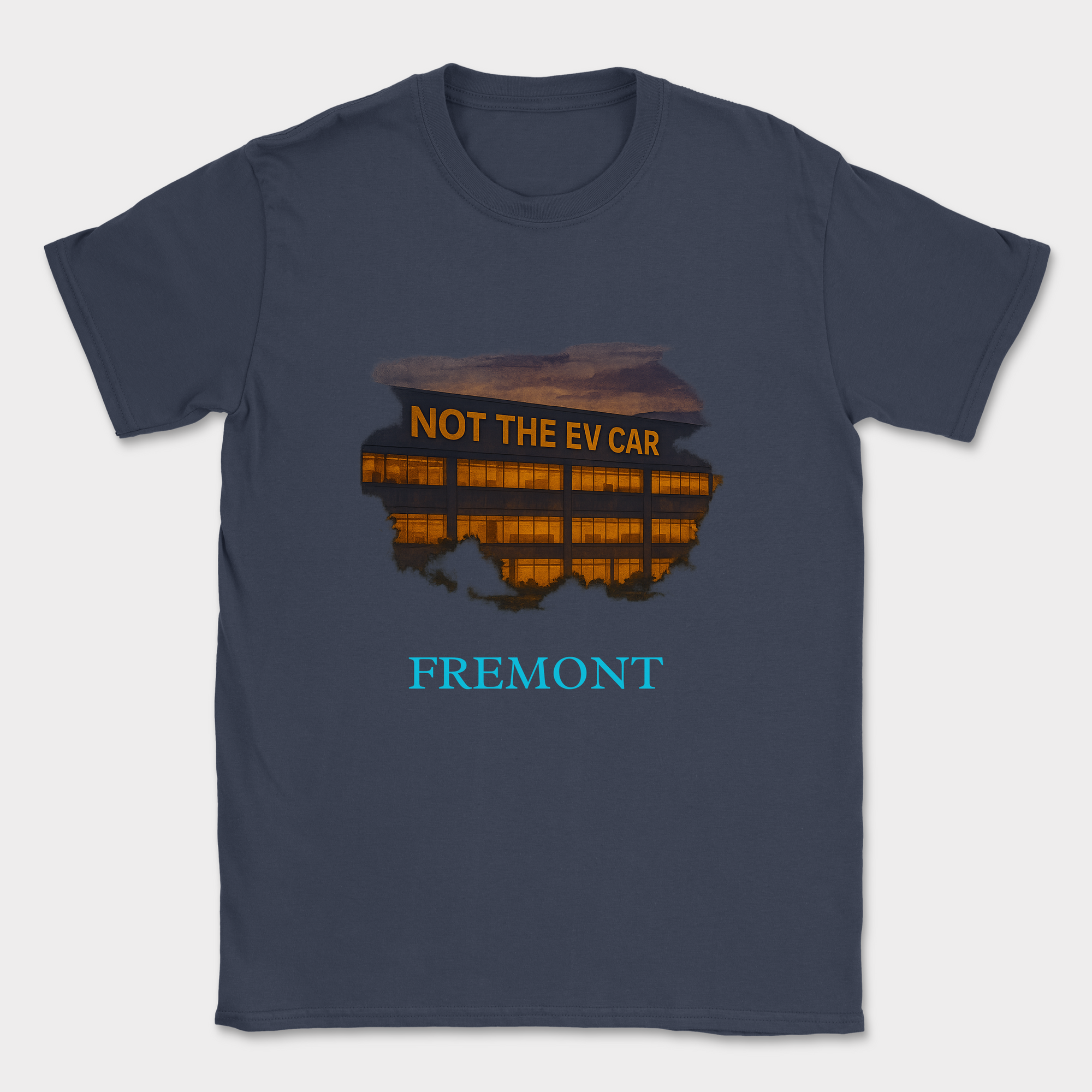 not the EV car company office shirt — Navy
