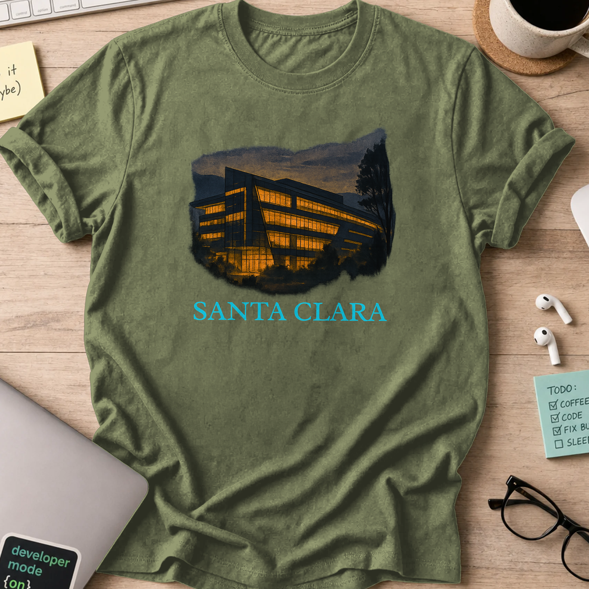 not the GPU company office shirt - Military Green