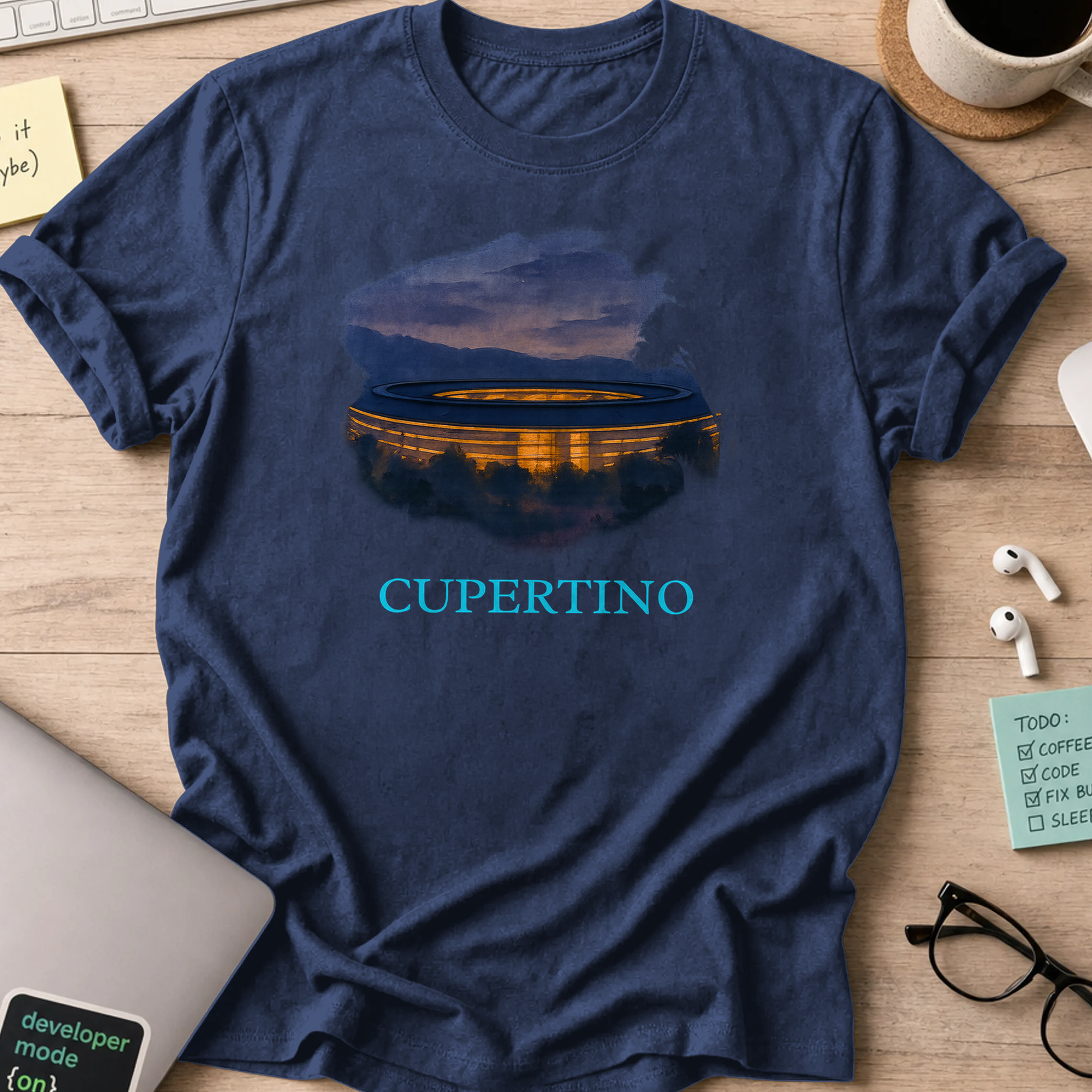 not the mobile device company office shirt - Navy