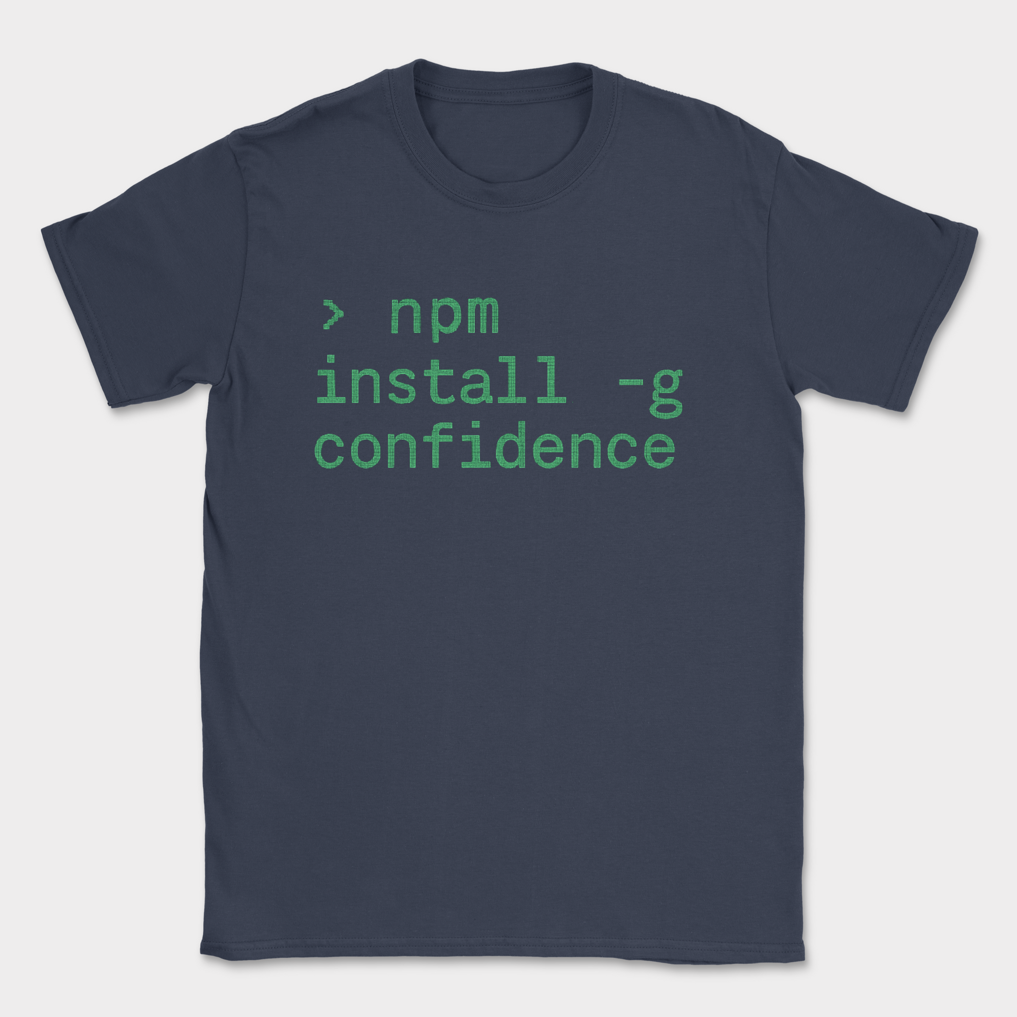 npm install confidence shirt — Navy