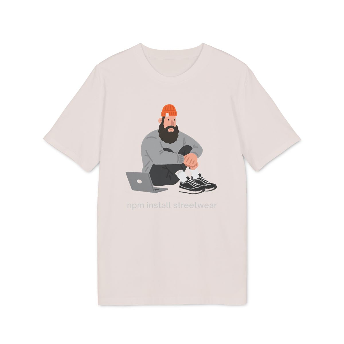 npm install streetwear Shirt — Vintage White — EU Creator 2.0 front mockup