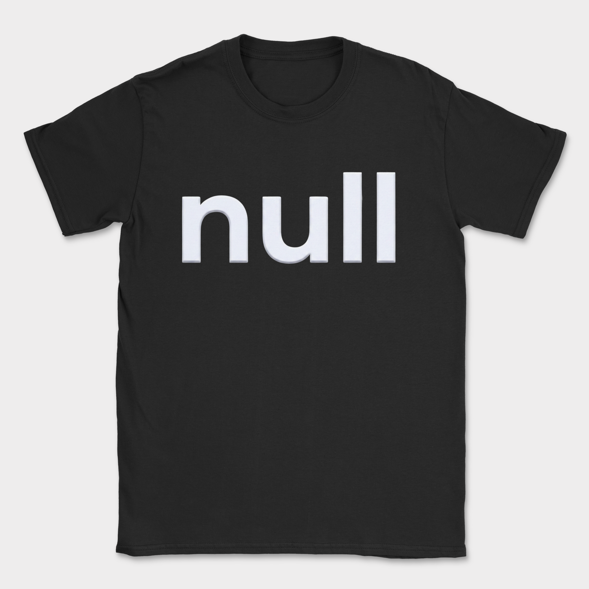 null shirt — Black